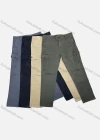 Wholesale Men's Casual Plain Multiple Pockets Cargo Pants 6615# - Liuhuamall