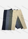 Wholesale Men's Casual Plain Multiple Pockets Cargo Pants 6616# - Liuhuamall