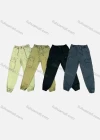Wholesale Men's Casual Plain Multiple Pockets Drawstring Elastic Waist Cargo Pants 9322# - Liuhuamall