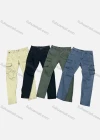 Wholesale Men's Casual Plain Multiple Pockets Cargo Pants 9329# - Liuhuamall