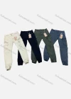 Wholesale Men's Casual Plain Multiple Pockets Zip Decor Cargo Pants 9361# - Liuhuamall