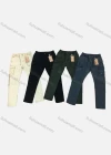 Wholesale Men's Casual Plain Multiple Pockets Elastic Waist Cargo Pants 9362# - Liuhuamall