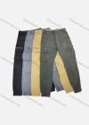 Wholesale Men's Casual Plain Multiple Pockets Zip Decor Cargo Pants 9958# - Liuhuamall