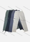Wholesale Men's Casual Plain Multiple Pockets Cargo Pants W9202# - Liuhuamall