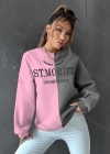 Wholesale Women's Casual Crew Neck Long Sleeve Colorblock Letter Sweatshirt - Liuhuamall