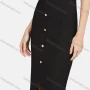 Wholesale Women's Causal Plain Zipper Button Decor Bodycon Skirt preview