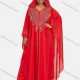 Wholesale Women's Chiffon Vintage Muslim Khimar Jellabiya Sequin Hooded Abaya Cloak 256# Clothing Wholesale Market Liuhua