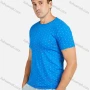 Wholesale Men's Cotton Casual Slim Fit All Over Leaf Print Comfortable Round Neck Short Sleeve Tee preview