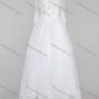 Wholesale Women's Glamorous Bateau Neck Rhinestone Embroidery Corset Bodice Classic Tulle Wedding Dress preview