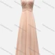 Wholesale Women's Glamorous Plain V Neck Backless Splicing Appliques Lace Pearl Decor Bridesmaid Dress K073# Apricot Clothing Wholesale Market Liuhua