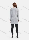 Wholesale Women's Casual Round Neck Rhinestone Letter Print Long Sleeve Rib Knit Tunic - Liuhuamall