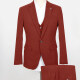 Men's Business Plain One Button Flap Pockets Blazer & Vest & Suit Pants 3-Piece Suit Sets SD220333S# 9# Clothing Wholesale Market -LIUHUA