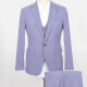 Men's Business Plain One Button Flap Pockets Blazer & Vest & Suit Pants 3-Piece Suit Sets SD220333S# 800001# Clothing Wholesale Market -LIUHUA