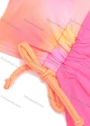 Wholesale Girls One Piece Letter Print Cut Out Letter Tie Dye Cut Out Swimsuit - Liuhuamall
