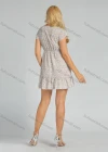 Wholesale Women's Casual V Neck Cap Sleeve Short Wrap Ditsy Floral Dress - Liuhuamall