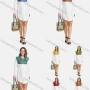 Wholesale Women's Casual Long Sleeve Splicing High Waist Shirt Dress preview