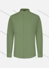 Wholesale Men's Business Plain Long Sleeve Shirt - Liuhuamall