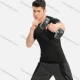 Wholesale Men's Athletic Workout Tight Fitness Plain Short Sleeve T-shirt 301# Black Clothing Wholesale Market Liuhua