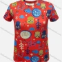 Wholesale Women's Round Neck Short Sleeve Cartoon Print Casual T-Shirt preview