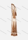 Wholesale Women's Elegant Embroidery Pearl Decor Rhinestone Long Sleeve Ruffle Hem Maxi Dress 98901# - Liuhuamall