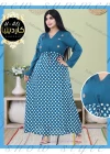 Wholesale Women's V Neck Long Sleeve Polka Dot Graphic Drawstring Casual Maxi Dress 1633-2774# - Liuhuamall