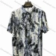 Wholesale In Stock Men's Slim Fit Short Sleeve Shirt Abstract Marble Print Casual Fashion Shirt Multi-color Clothing Wholesale Market Liuhua