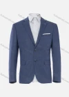 Wholesale Men's Formal Slim Fit Plain Lapel Collar Pockets Single Breasted Blazer Jackets - Liuhuamall