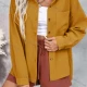 Wholesale Women's Casual Plain Button Down Patch Pocket Long Sleeve Overshirt AY02# 11# Clothing Wholesale Market Liuhua