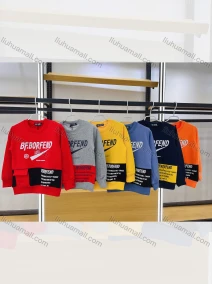 Wholesale Boys Round Neck Long Sleeves Pocket Design Print Sweatshirt, LIUHUA CLOTHING WHOLESALE