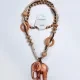 Vintage Elephant Wood Beads Necklace Wood Clothing Wholesale Market -LIUHUA