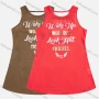 Wholesale Women's Round Neck Slogan Sleeveless Casual Tank Top preview