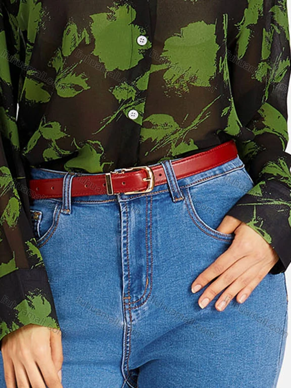 Wholesale Leather Metal Buckle Belt