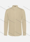 Wholesale Men's Business Plain Long Sleeve Shirt - Liuhuamall