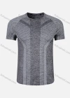 Wholesale Men's 180g Quick Dry Comfy Workout Allover Print Athletic T-Shirt 8806# - Liuhuamall