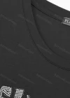 Wholesale Men's Casual Short Sleeve Rhinestone Letter Pattern T-shirt - Liuhuamall