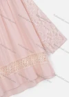Wholesale Women's Casual Long Sleeve Keyhole Neck Lace Oversized Blouse - Liuhuamall