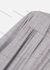 Wholesale Women's Casual Long Sleeve Open Front High Low Hem Plain Long Cardigan - Liuhuamall