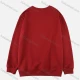 Wholesale Men's Autumn Oversized Plain Round Neck Long Sleeve Sweatshirt Red Guangzhou Clothing Wholesale Market & Suppliers -LIUHUAMALL