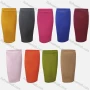 Wholesale Girls Casual Plain High Waist Elastic Waist Midi Skirt preview