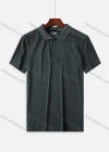 Wholesale Men's Quick Dry Workout Button Front Plain Reflective Stripes Polo Shirts 6651# - Liuhuamall