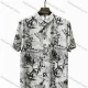 Wholesale Men's Slim Fit Short Sleeve Printed Shirt, Landscape Pattern, Casual Fashion, Wholesale & In Stock 2026 White Clothing Wholesale Market Liuhua