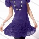 Wholesale Women's Casual Plain Puff Sleeve Rib-Knit Ruffle Hem Short Knitted Sweater Dress 1184# 527# Clothing Wholesale Market Liuhua