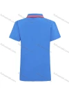 Wholesale Boy's Casual Letter Print Slim Fit Striped Short Sleeve Polo Shirt - Liuhuamall