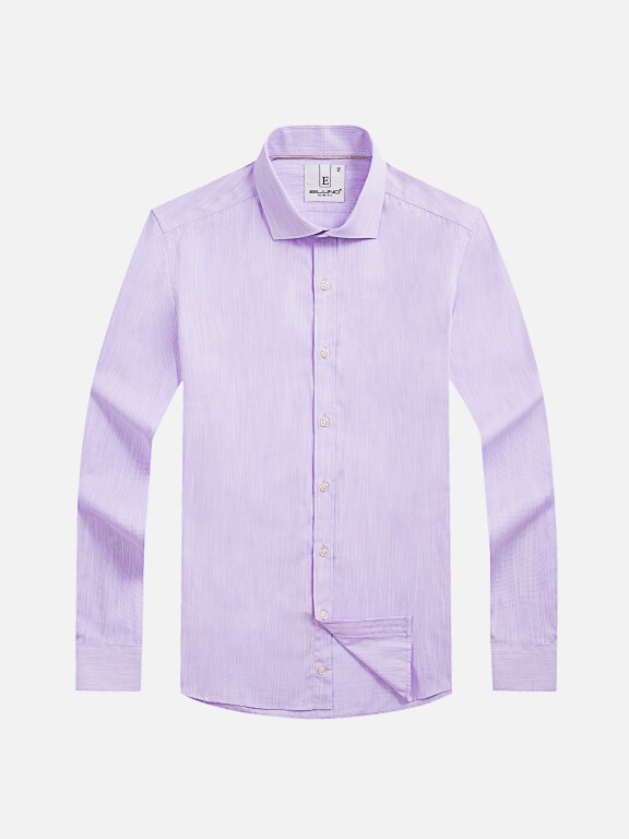 Men's Formal Collared Long Sleeve Button Down Plain Shirts, Clothing Wholesale Market -LIUHUA, Men, Men-s-Tops