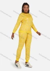 Wholesale Women's Letter Graphic Round Neck Long Sleeve Sweatshirt 2 Piece Set - Liuhuamall