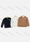 Wholesale Men's Casual Plain Round Neck Long Sleeve Sweatshirt - Liuhuamall