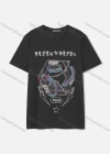 Wholesale Men's Casual Short Sleeve Rhinestone Letter Pattern T-shirt - Liuhuamall