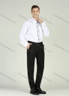 Wholesale Men's Formal Long Sleeve Plain Dress Shirts - Liuhuamall