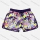 Wholesale Women's Vacation Contrast Geo Letter Print Drawstring Beach Shorts 3# Clothing Wholesale Market Liuhua