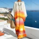 Wholesale 2026 Summer Women 3D Printed Two Piece Set Casual Loose Wide Leg Pants Vacation Outfit Apricot Clothing Wholesale Market Liuhua
